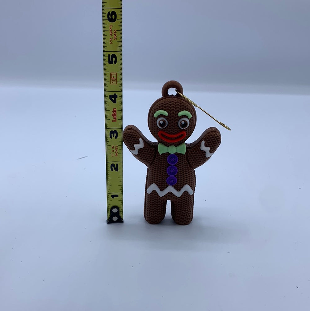 Gingerbread Man Christmas tree ornament