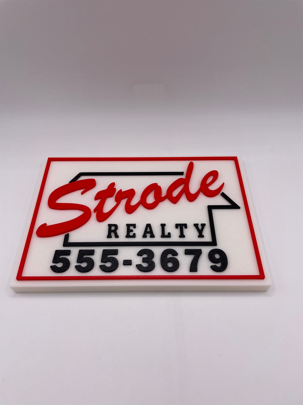 Halloween strode realty sign