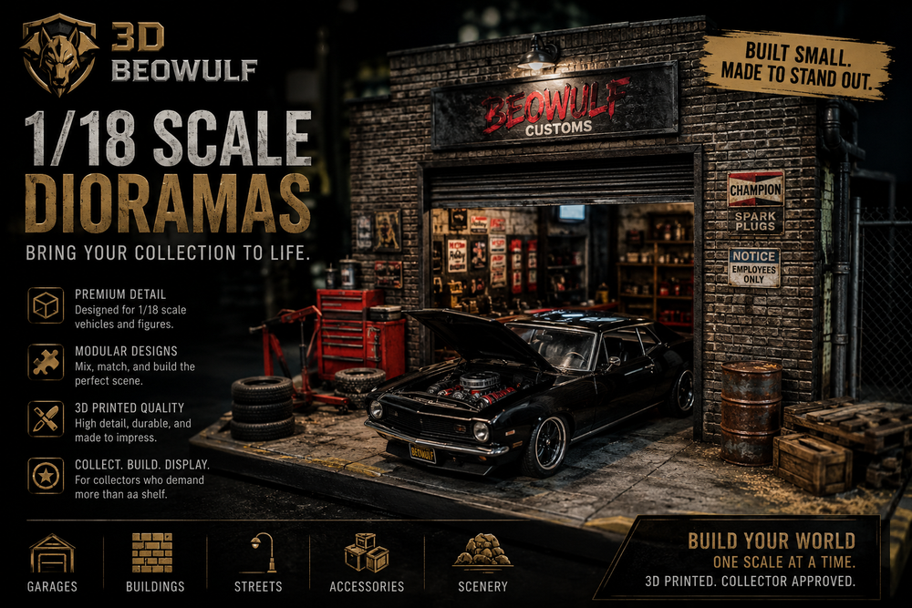 1/18 scale diorama