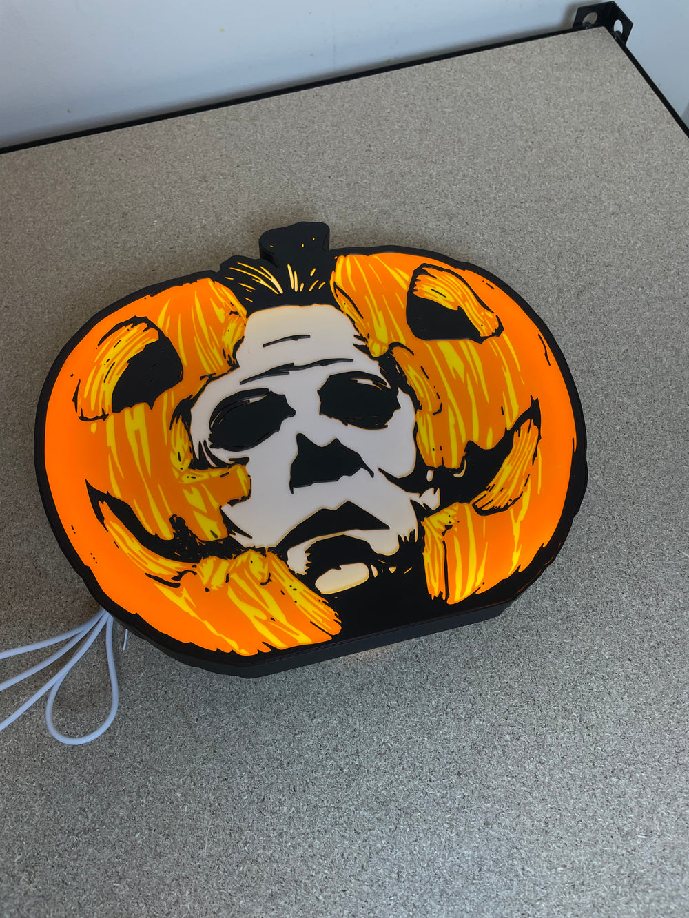 Halloween light box sign