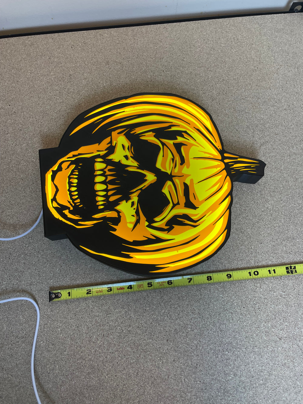 Halloween light box sign