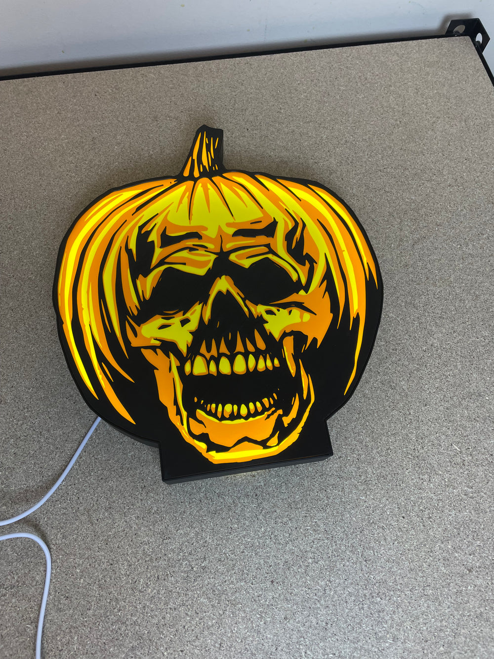 Halloween light box sign