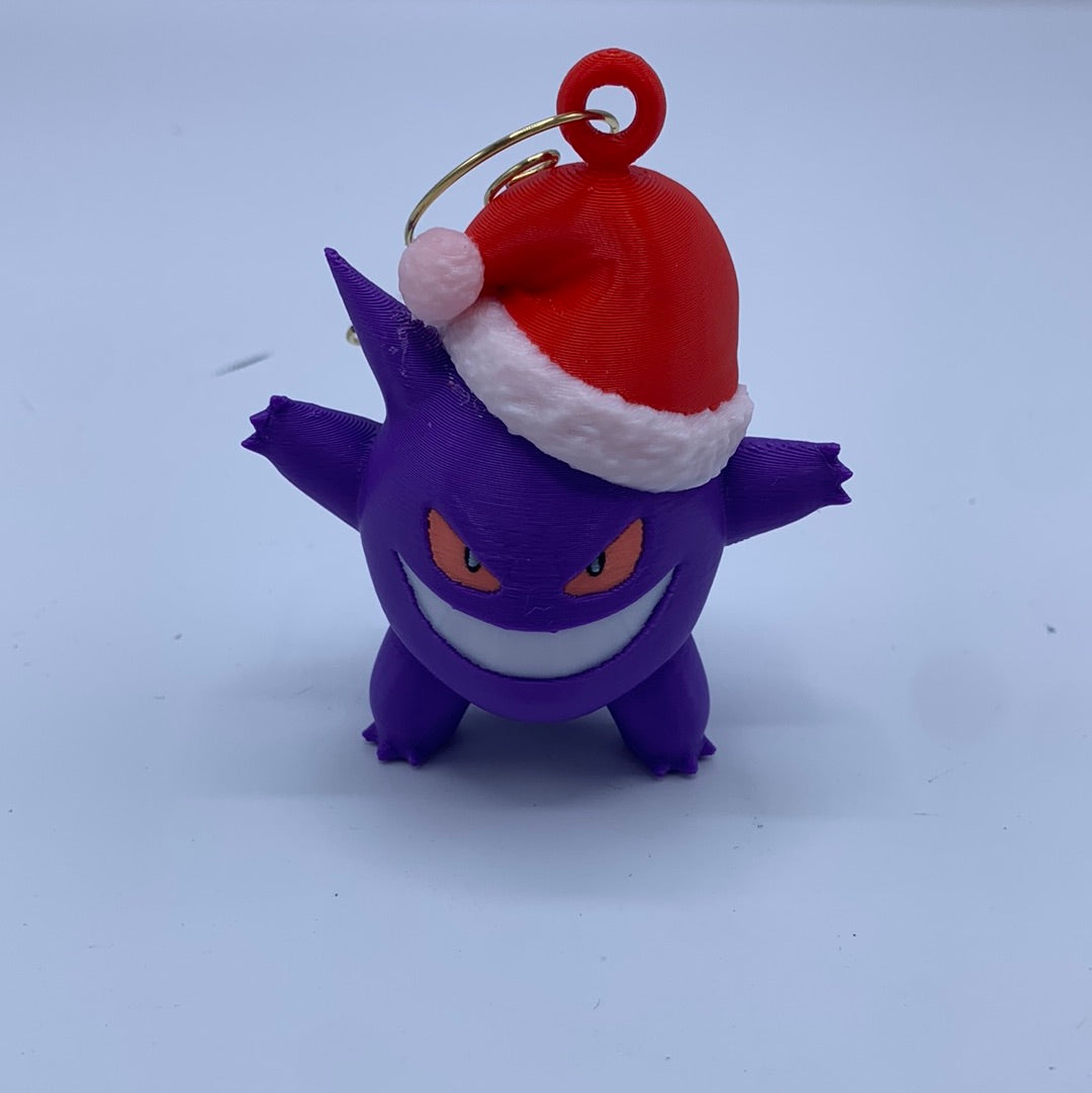 Gengar Christmas tree ornament