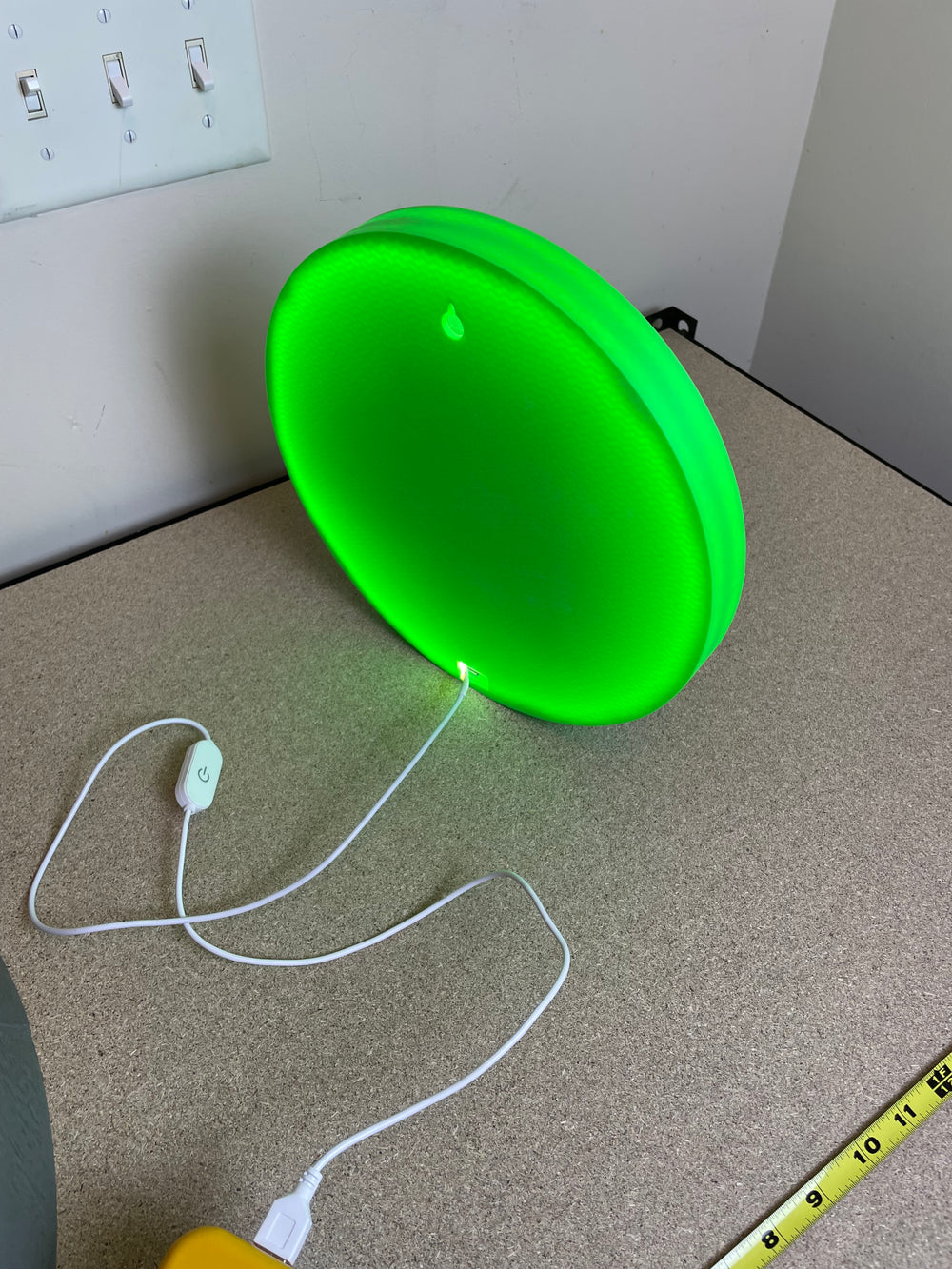 Halloween light box sign.