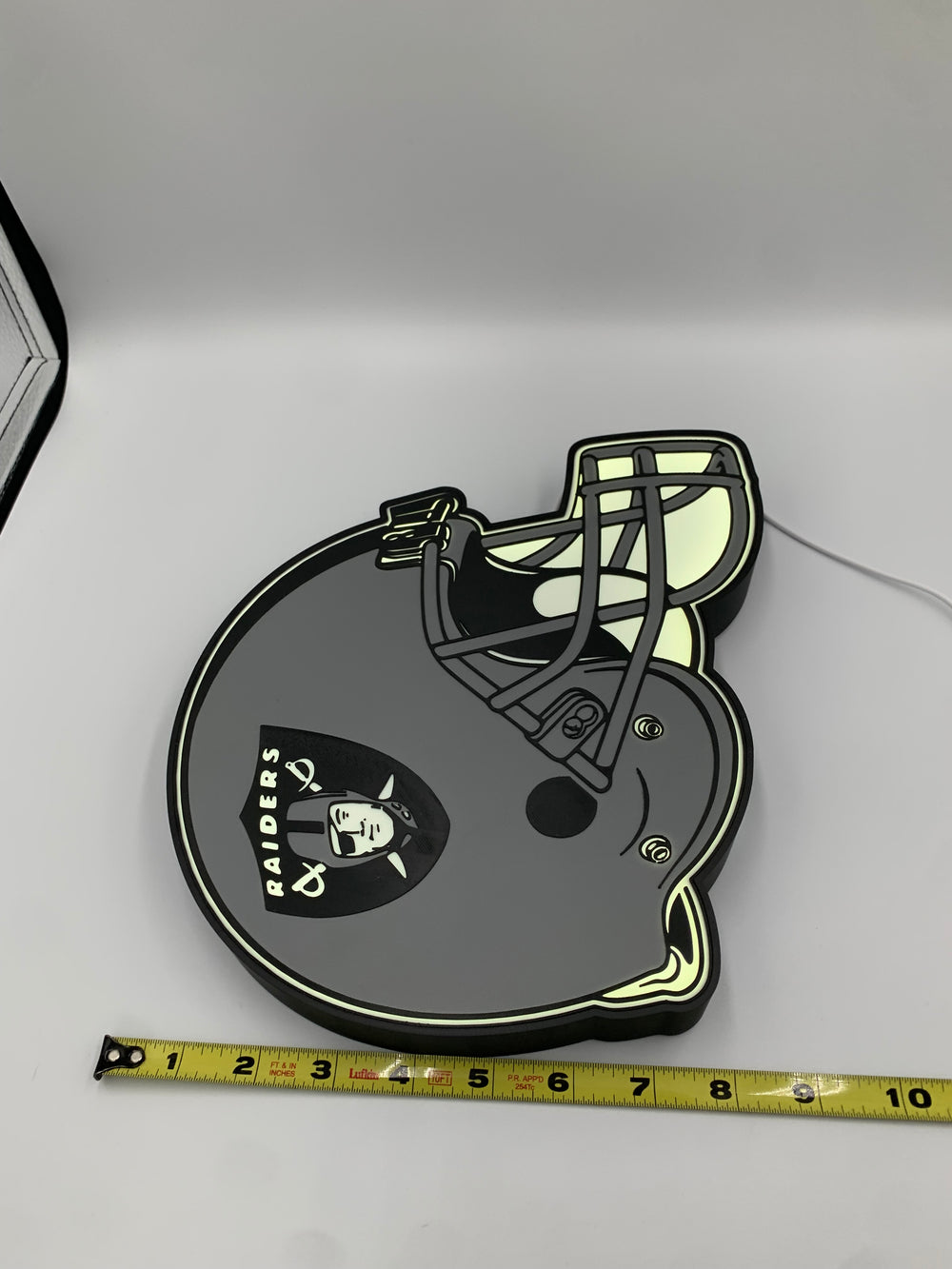 Raiders lighter box sign