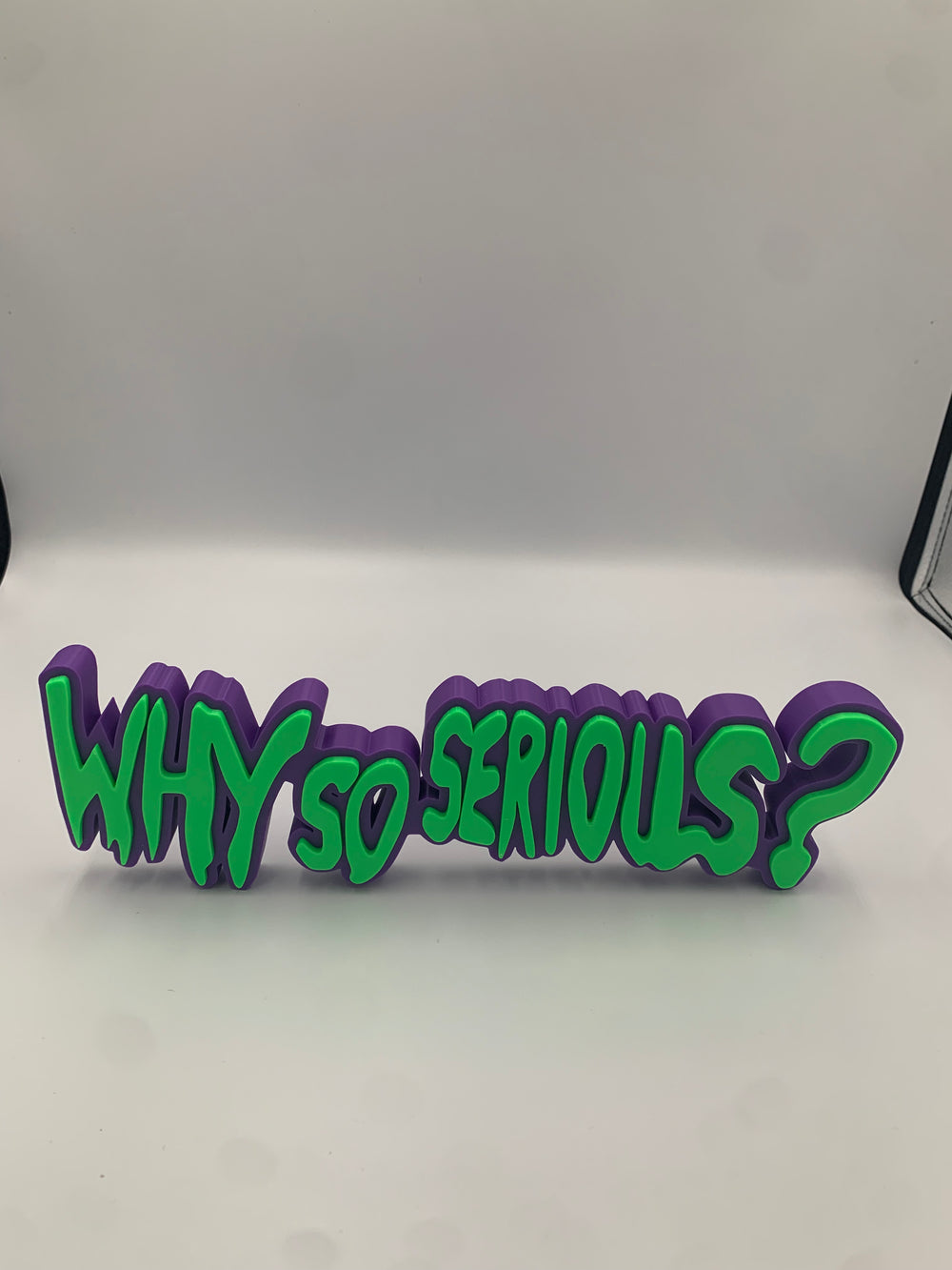 Why so serious large sign
