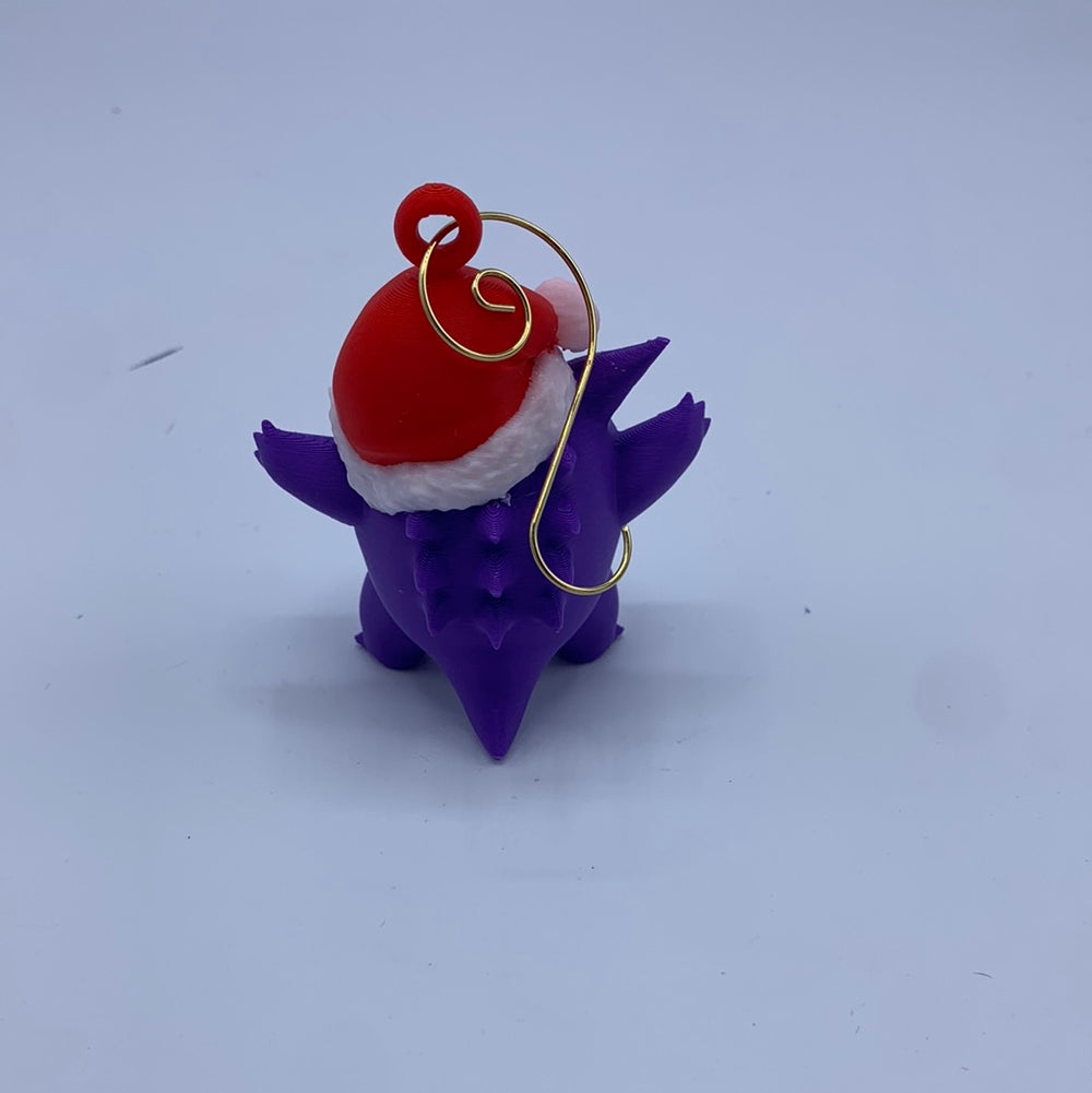 Gengar Christmas tree ornament