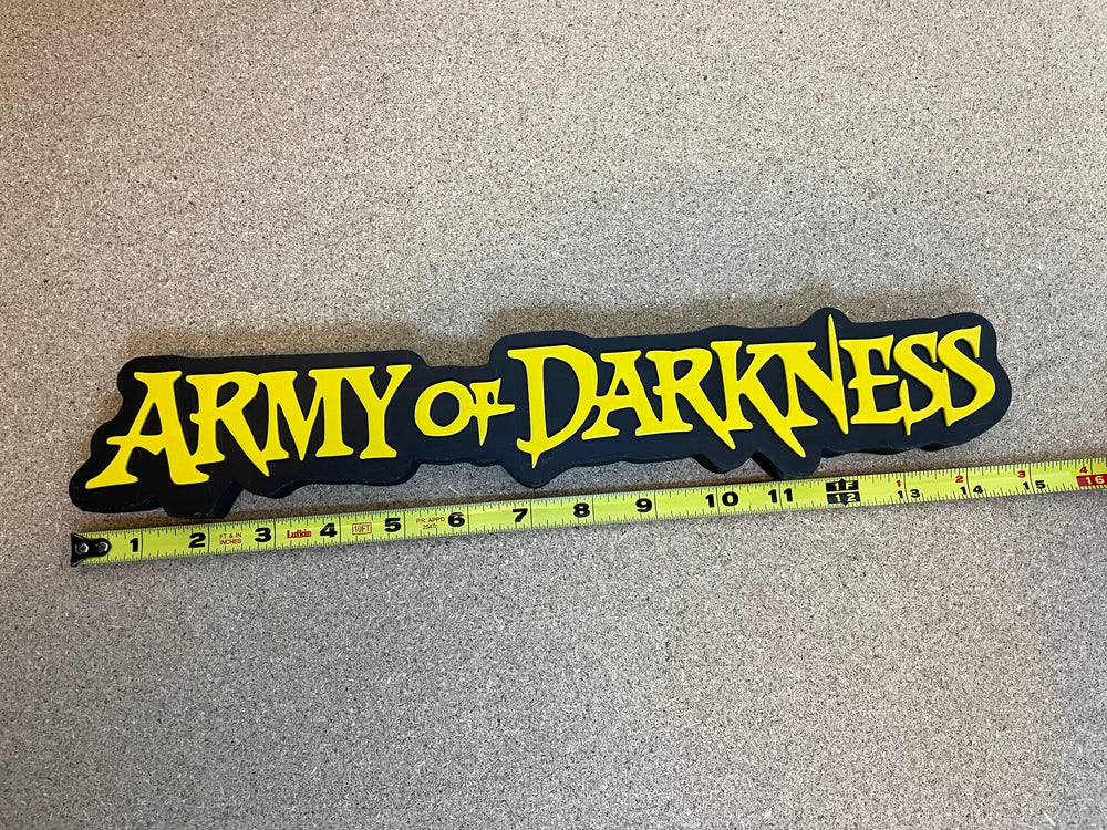 Army of darkness large sign
