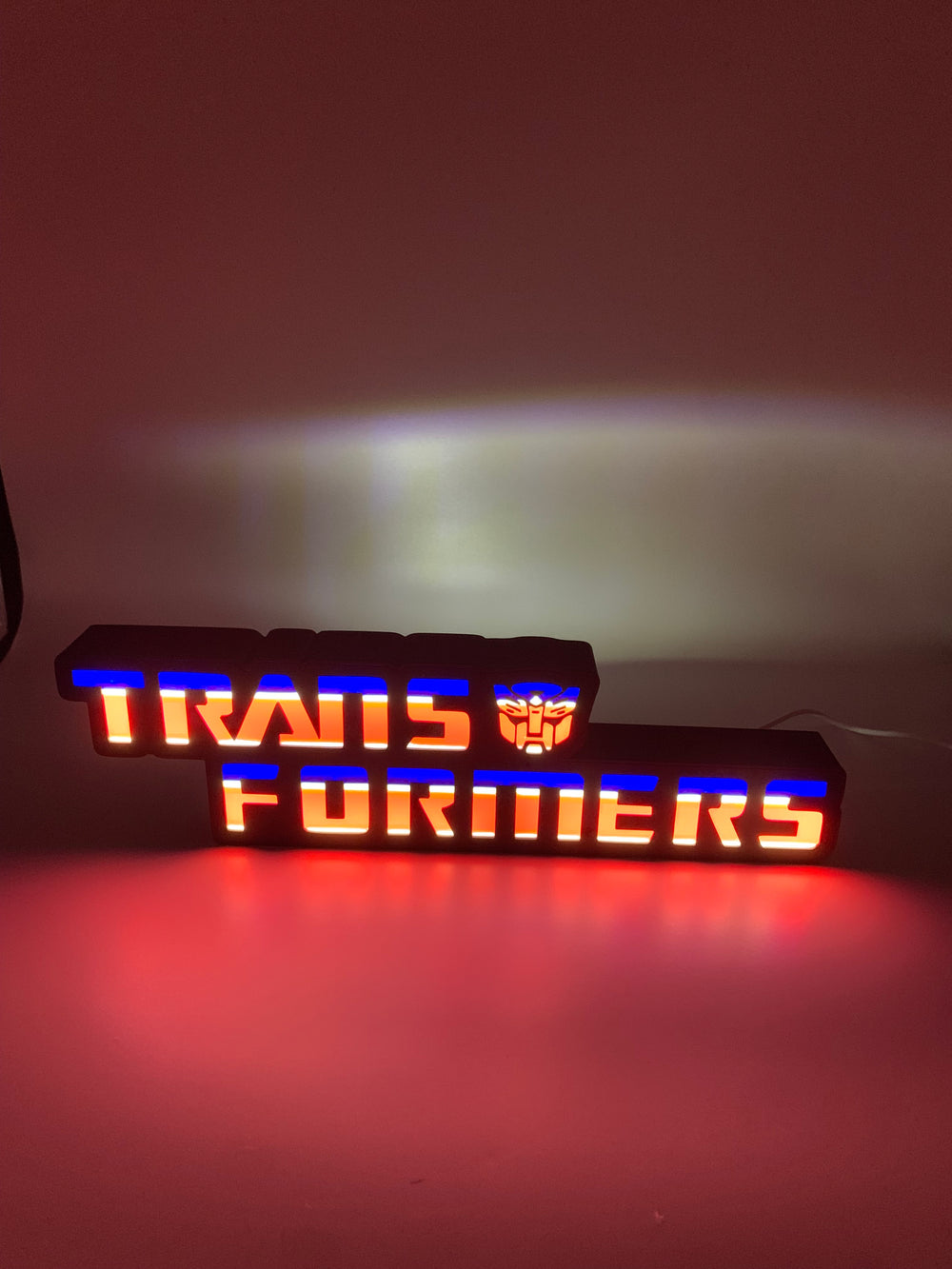Transformers light box sign