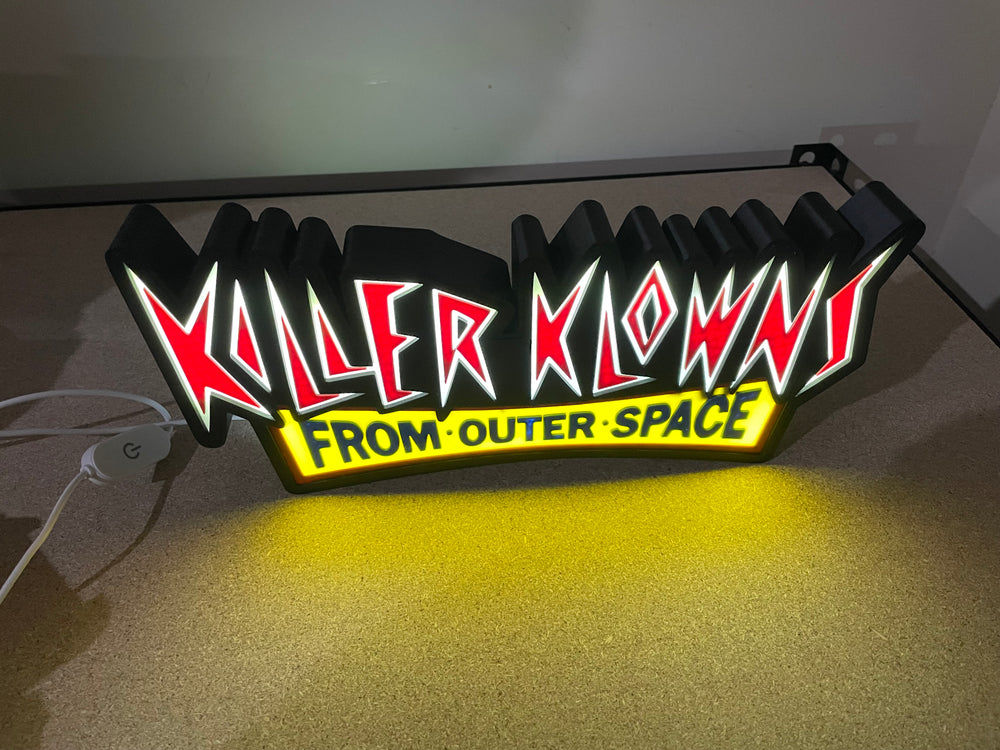 Clown sign v4 light box sign