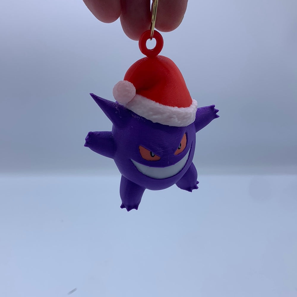 Gengar Christmas tree ornament