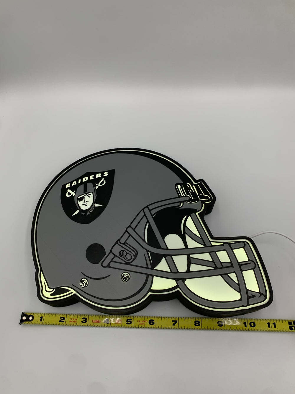 Raiders lighter box sign