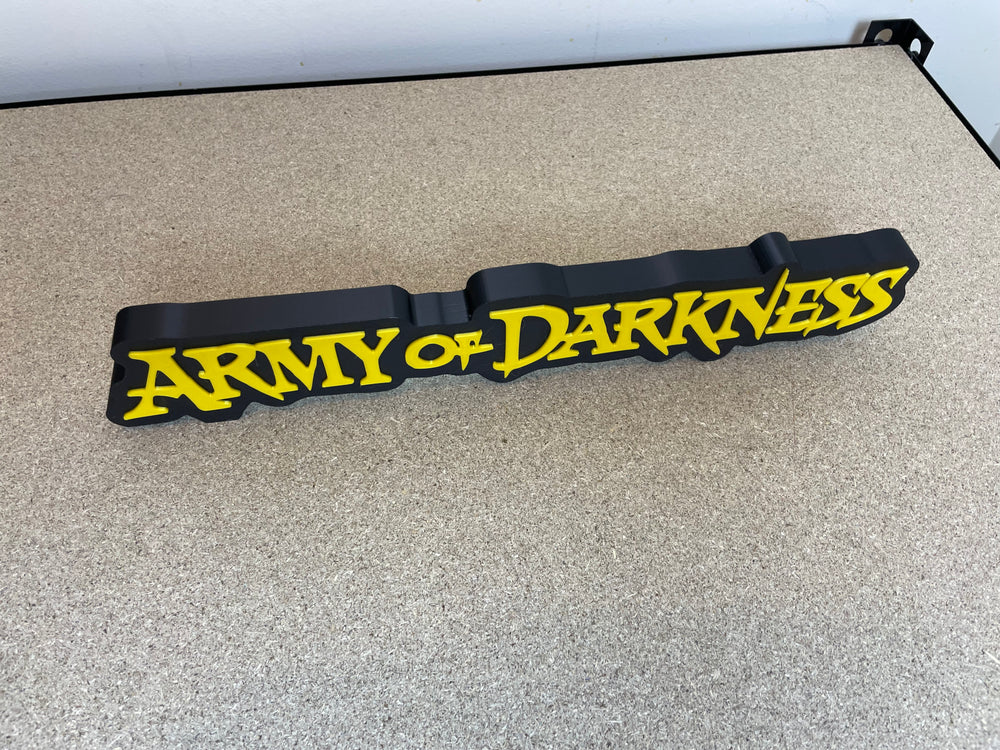 Army of darkness large sign