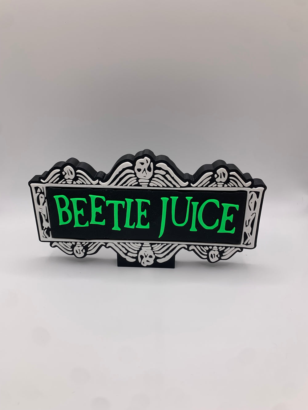 Beetle juice sign