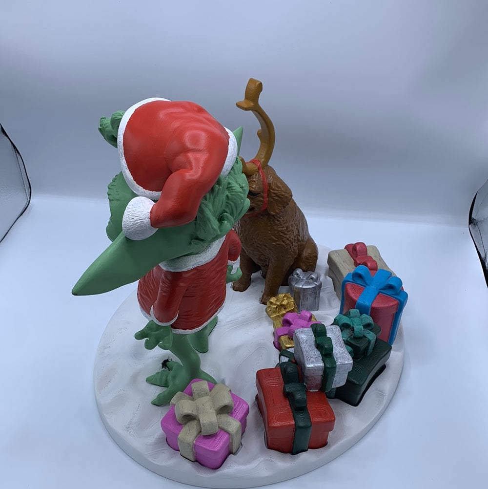 GrinchGrogu life size Christmas Themed statue