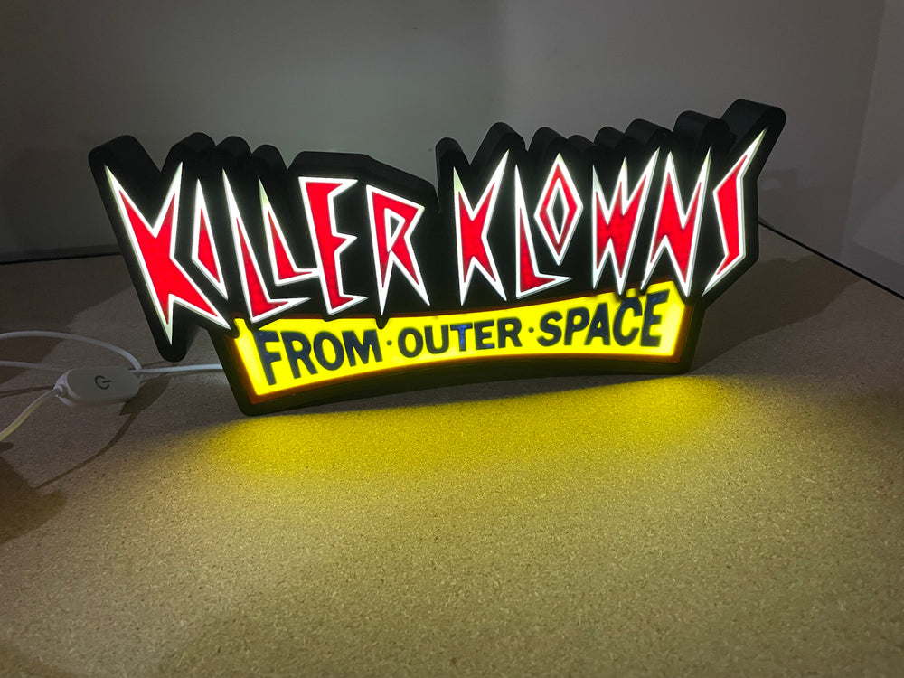 Clown sign v4 light box sign