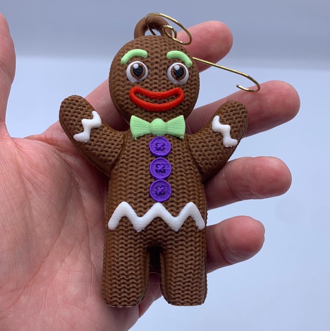 Gingerbread Man Christmas tree ornament