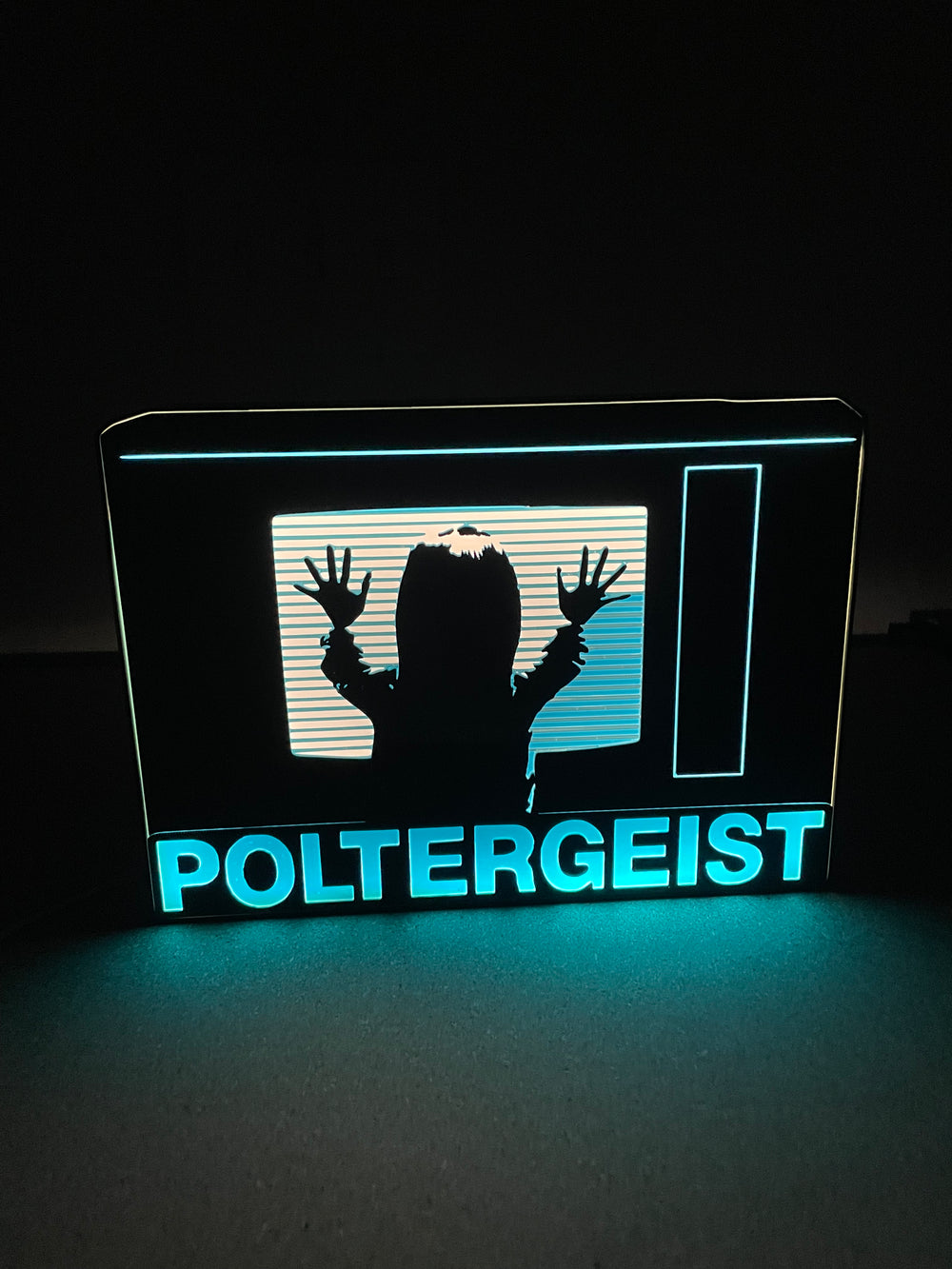Poltergeist light box sign