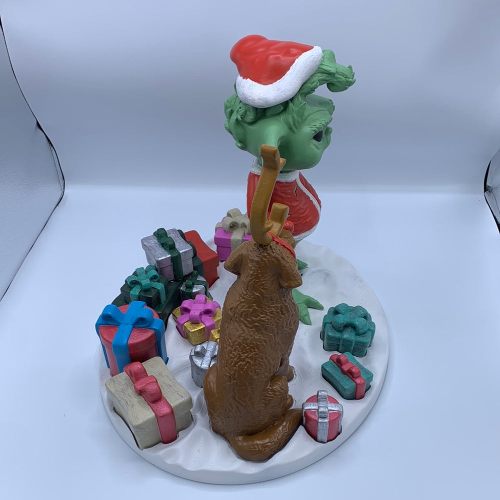 GrinchGrogu life size Christmas Themed statue
