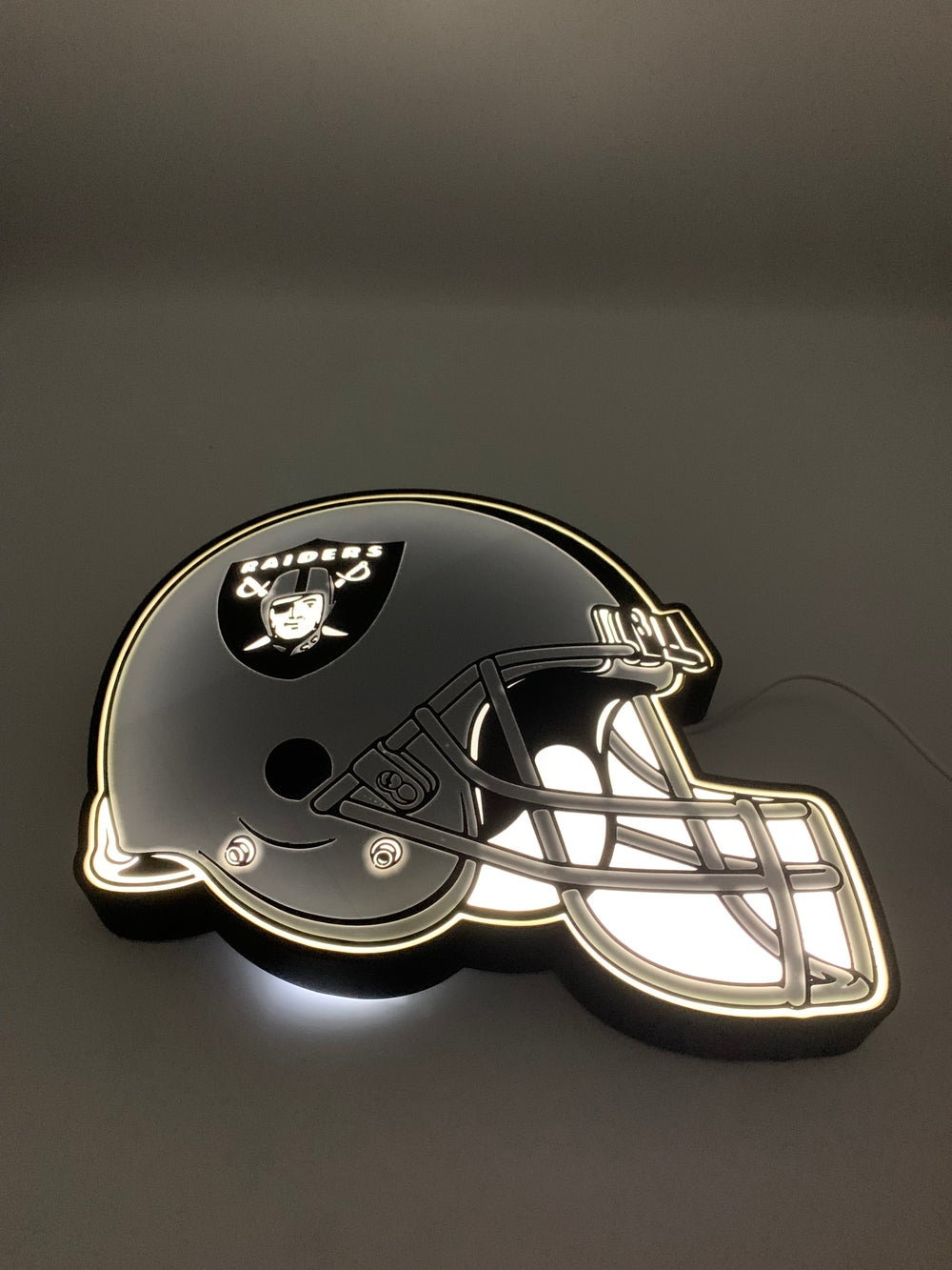 Raiders lighter box sign