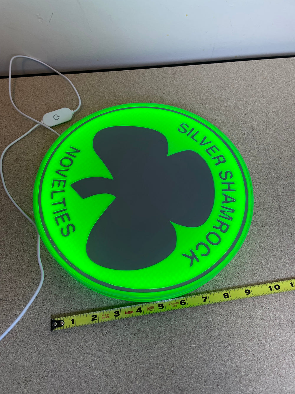 Halloween light box sign.