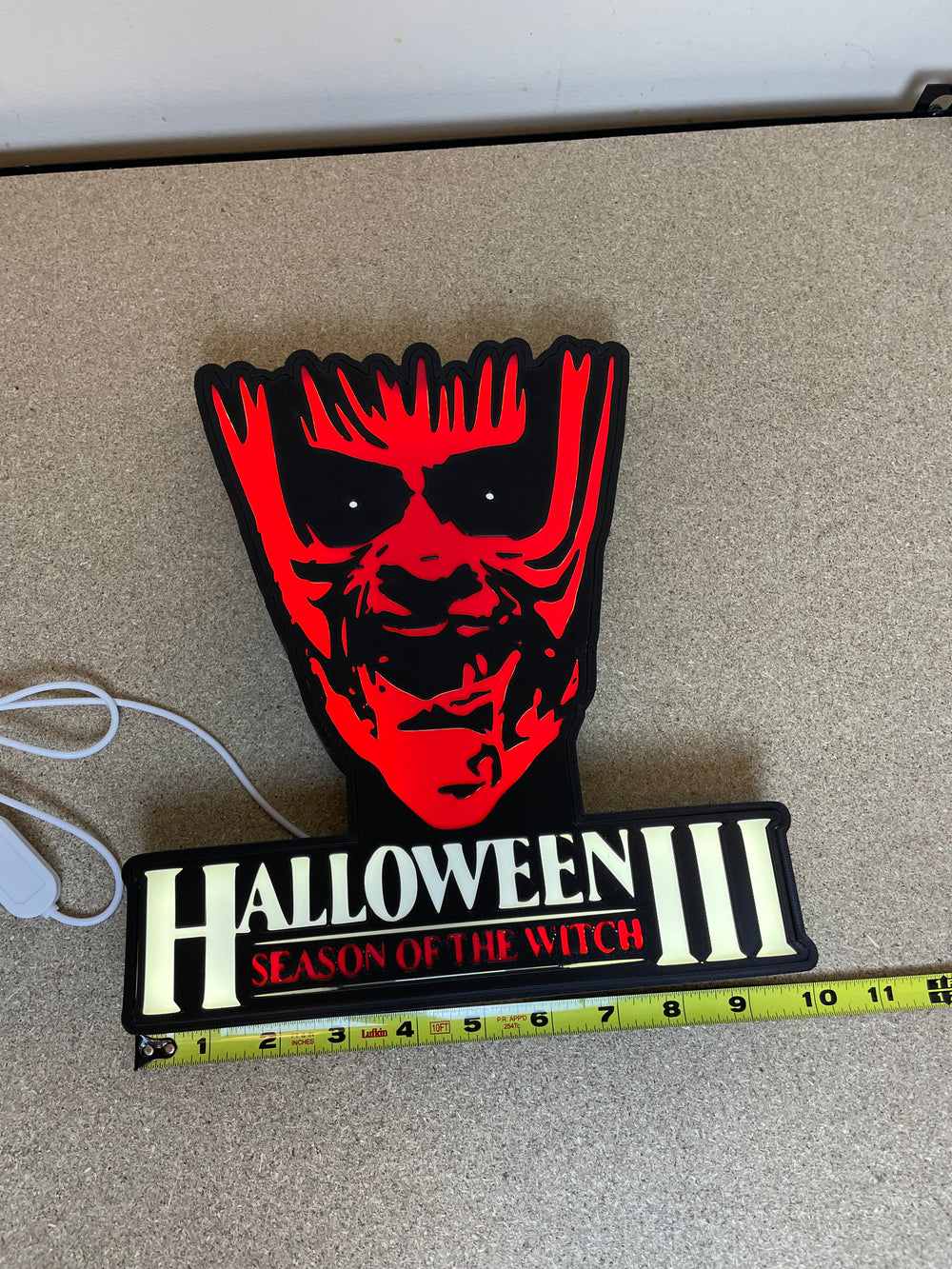 Halloween 3 light box sign
