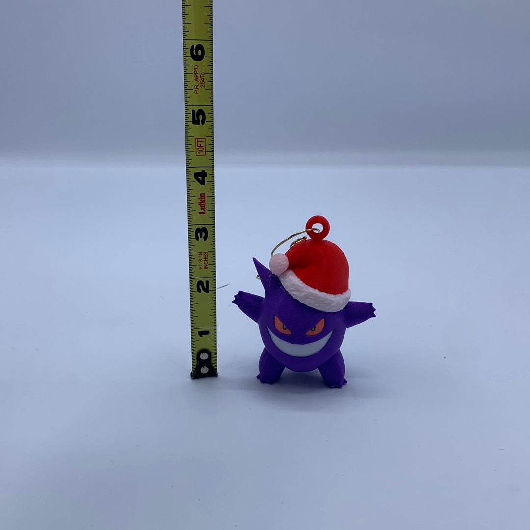 Gengar Christmas tree ornament