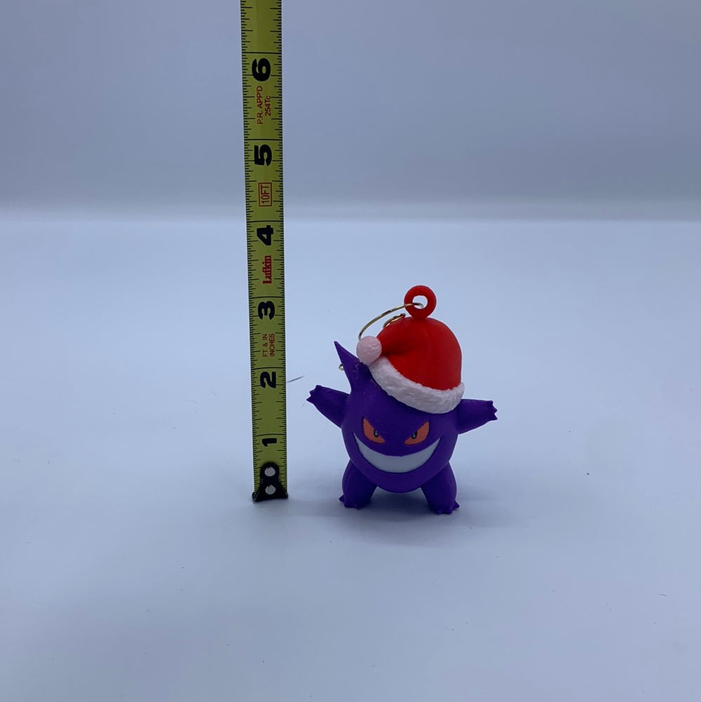 Gengar Christmas tree ornament