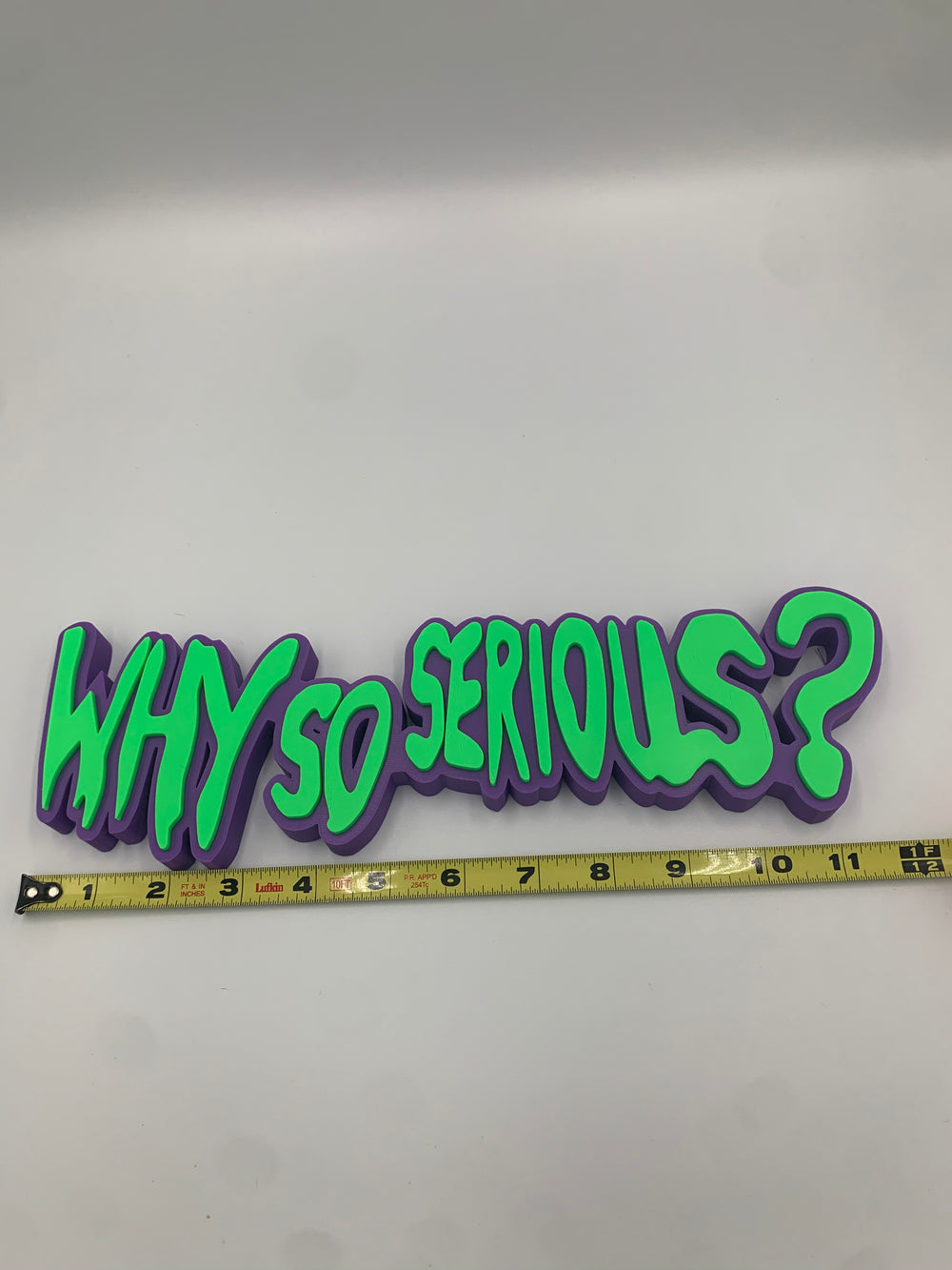 Why so serious large sign