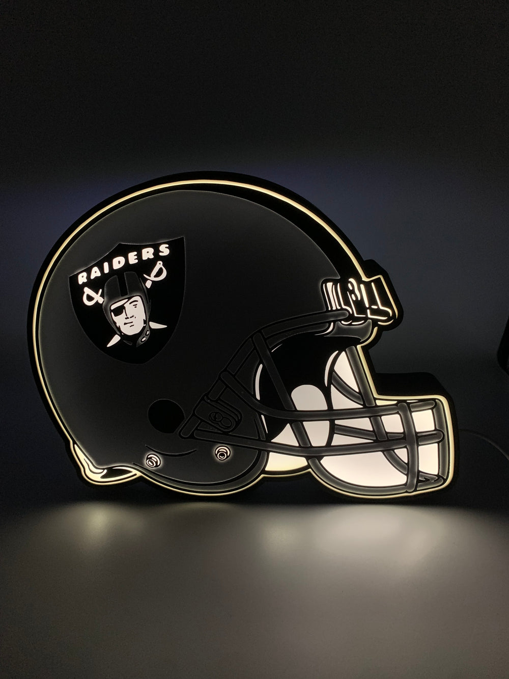 Raiders lighter box sign