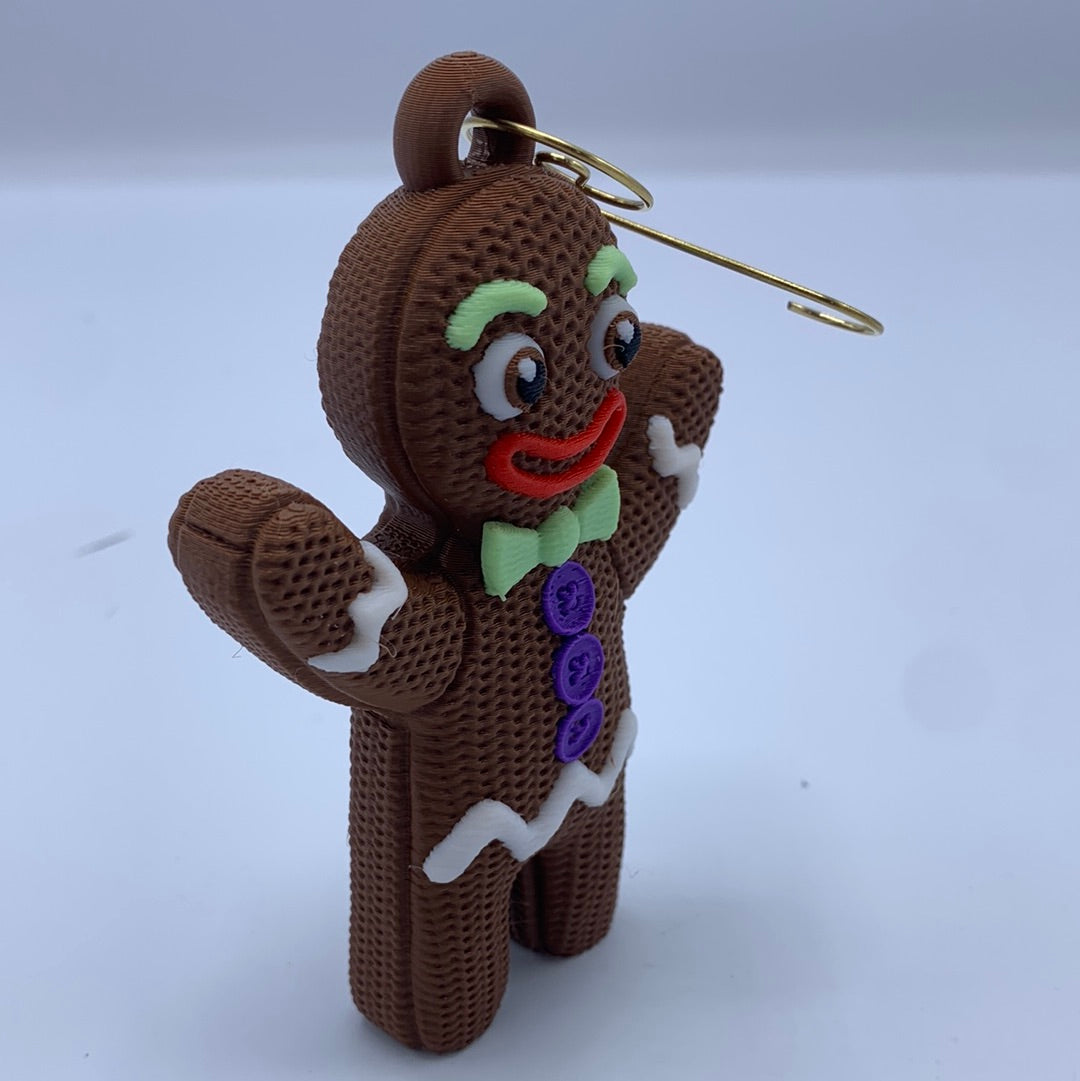 Gingerbread Man Christmas tree ornament