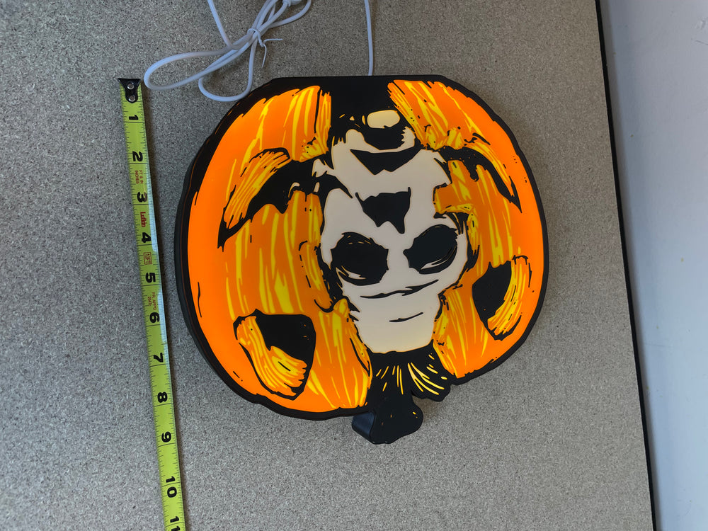 Halloween light box sign