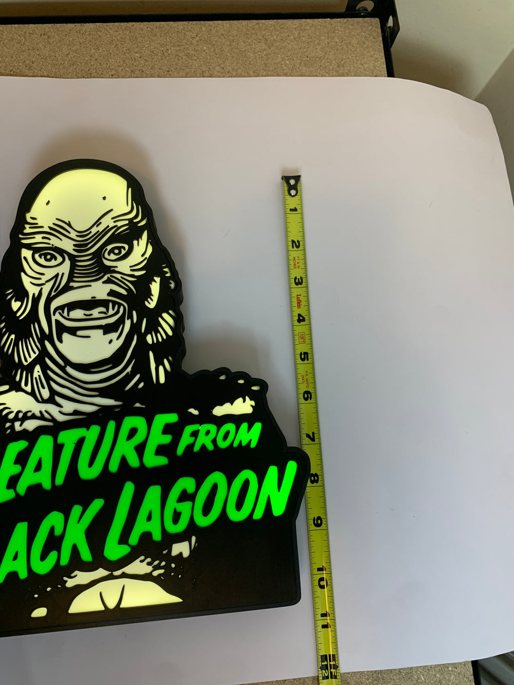 Creature from black lagoon light box sign