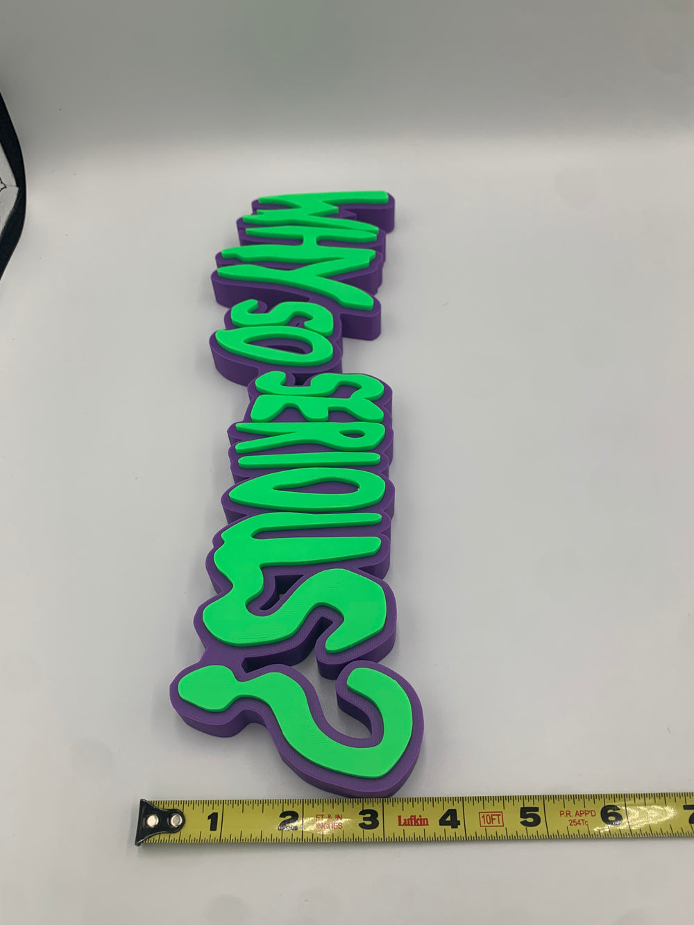 Why so serious large sign