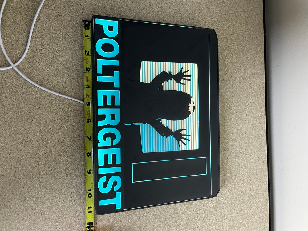 Poltergeist light box sign