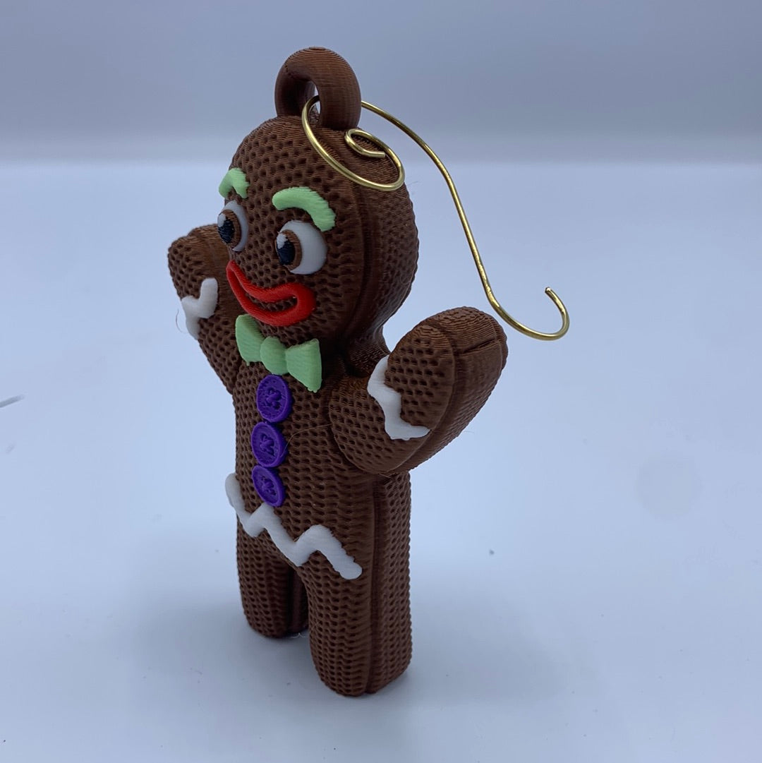Gingerbread Man Christmas tree ornament