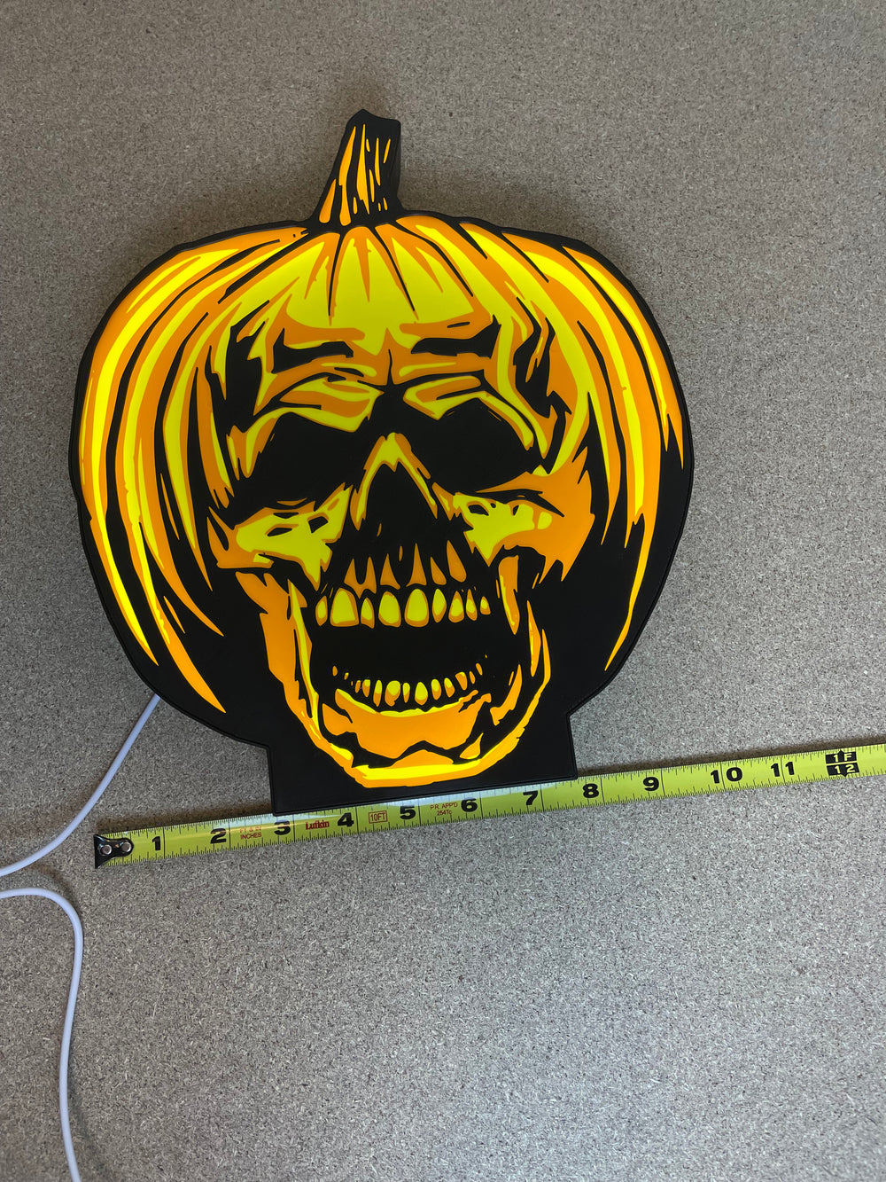 Halloween light box sign