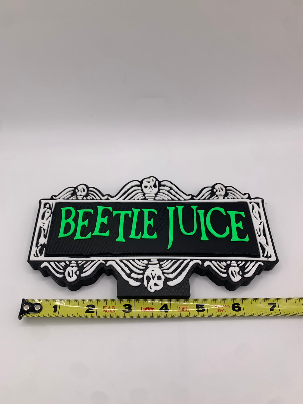 Beetle juice sign