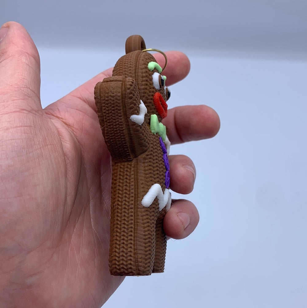 Gingerbread Man Christmas tree ornament