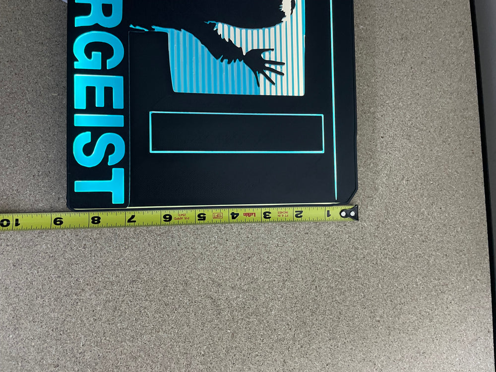 Poltergeist light box sign
