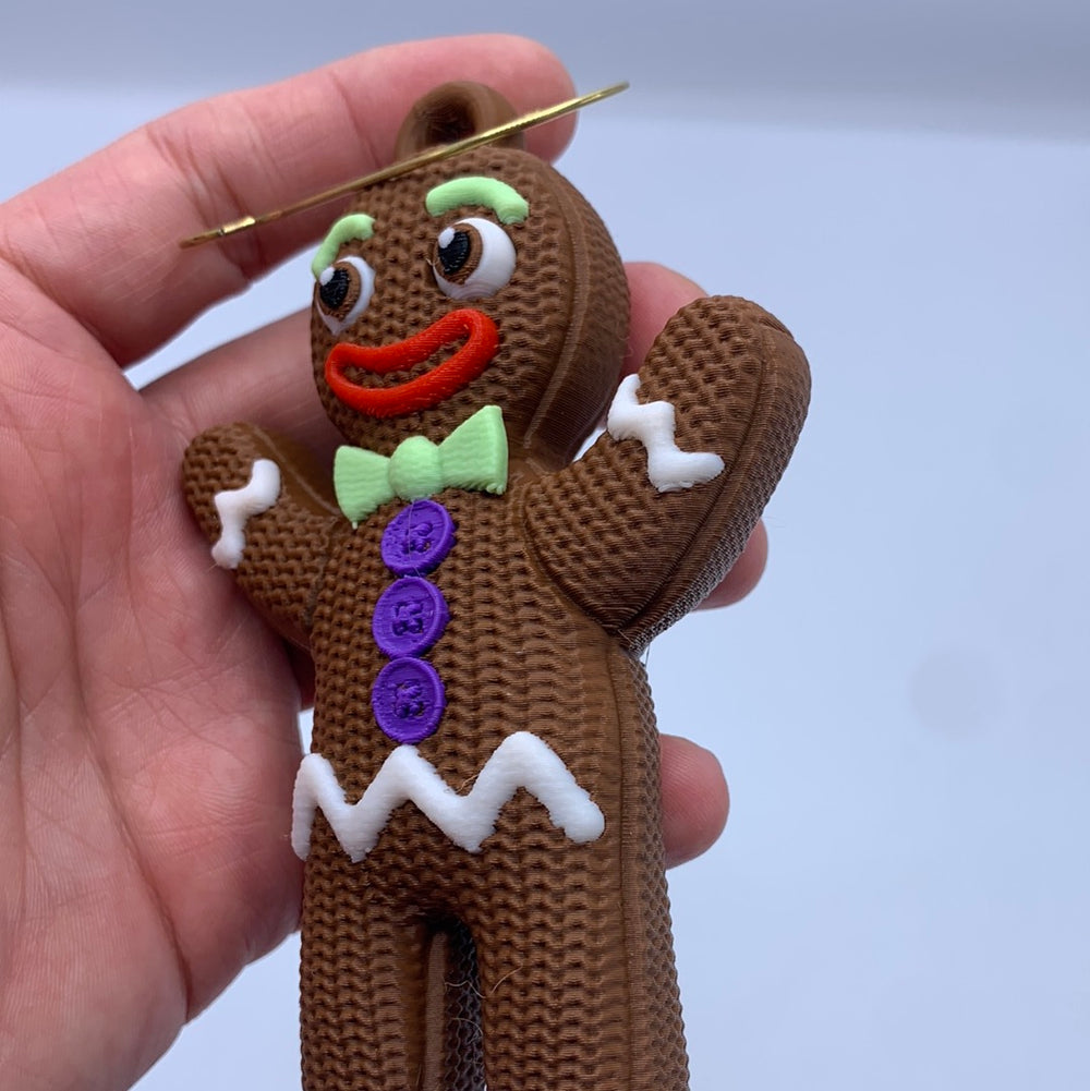 Gingerbread Man Christmas tree ornament