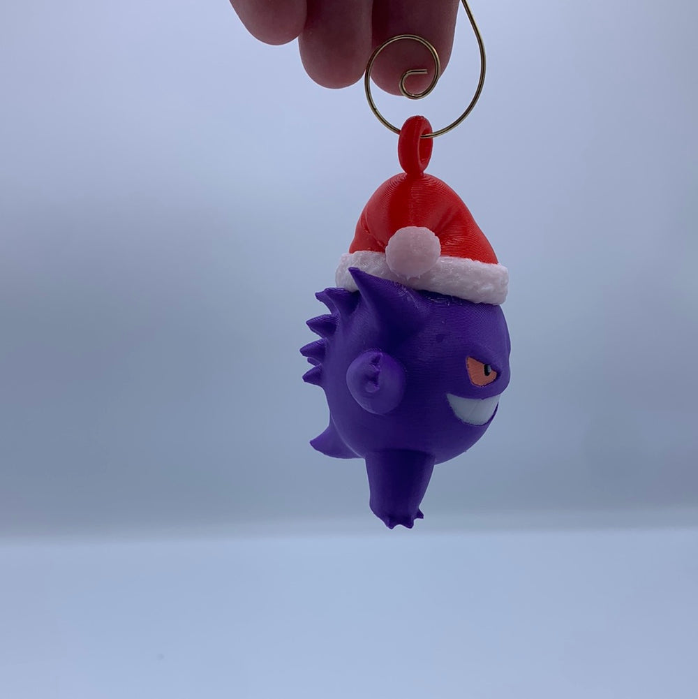 Gengar Christmas tree ornament