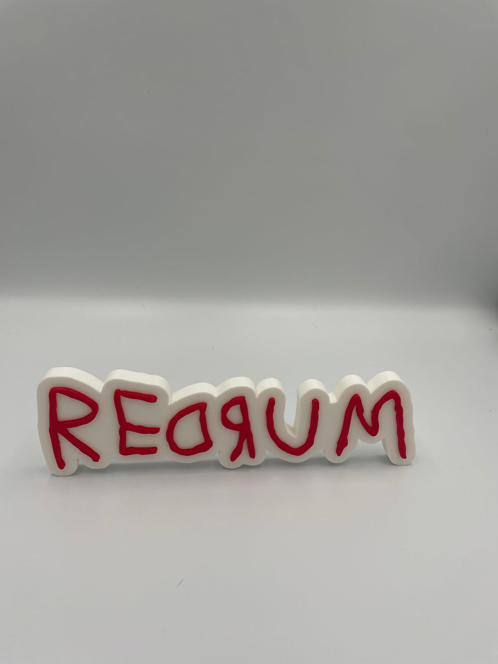 Redrum sign