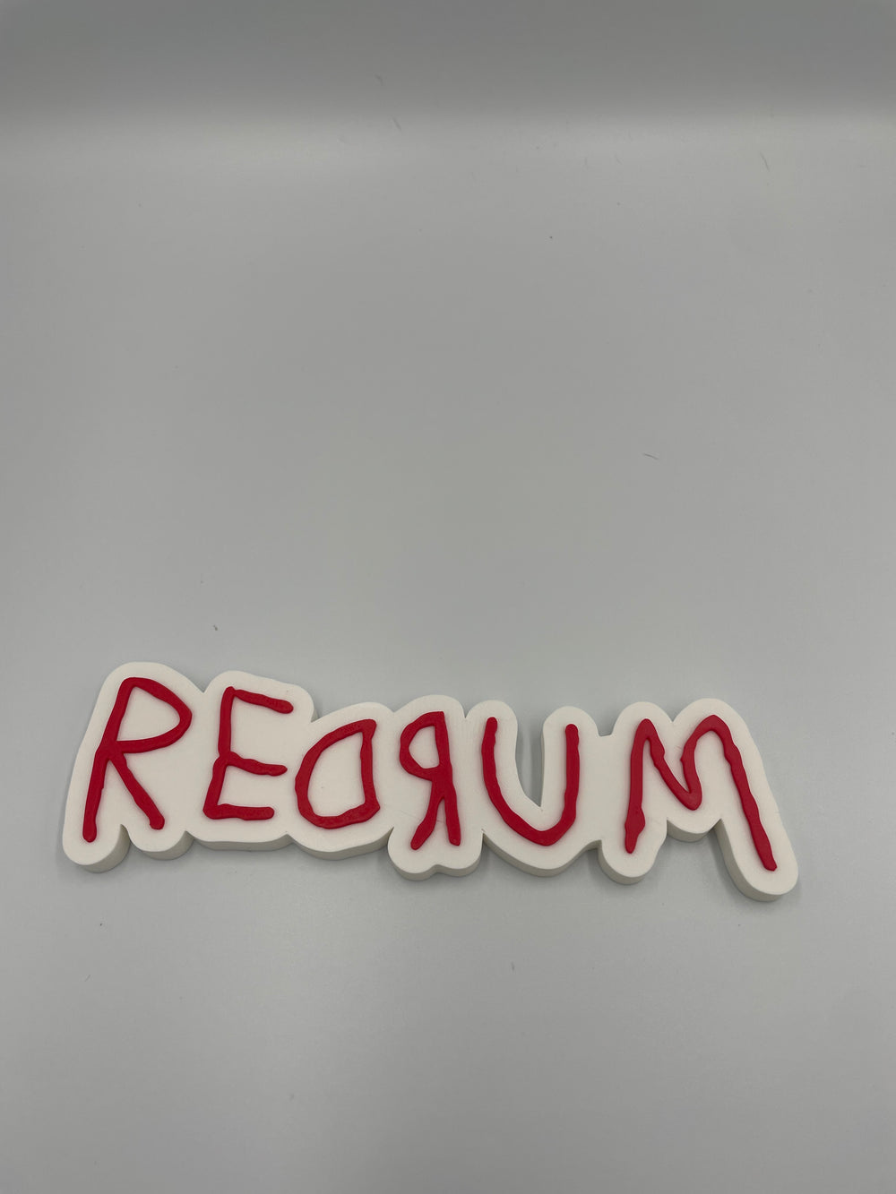 Redrum sign