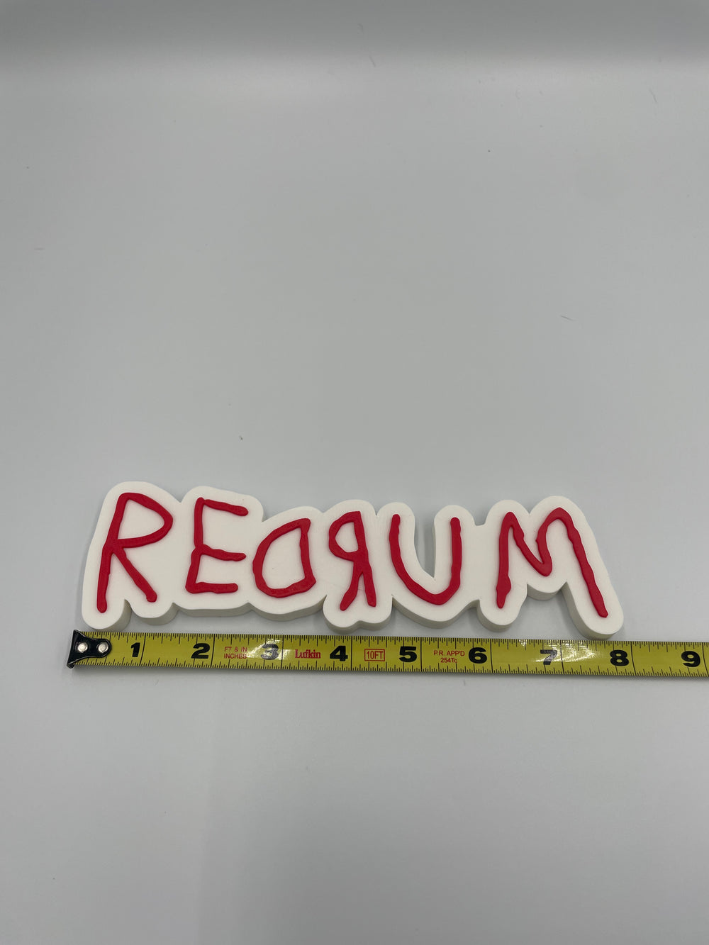 Redrum sign