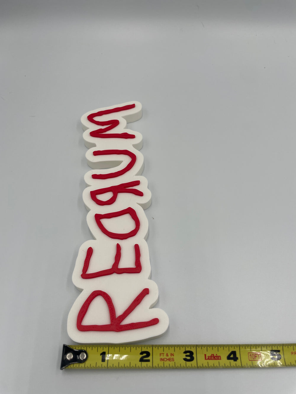 Redrum sign