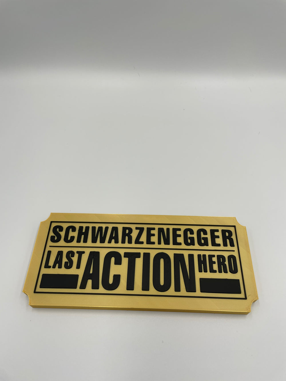 Last action hero sign