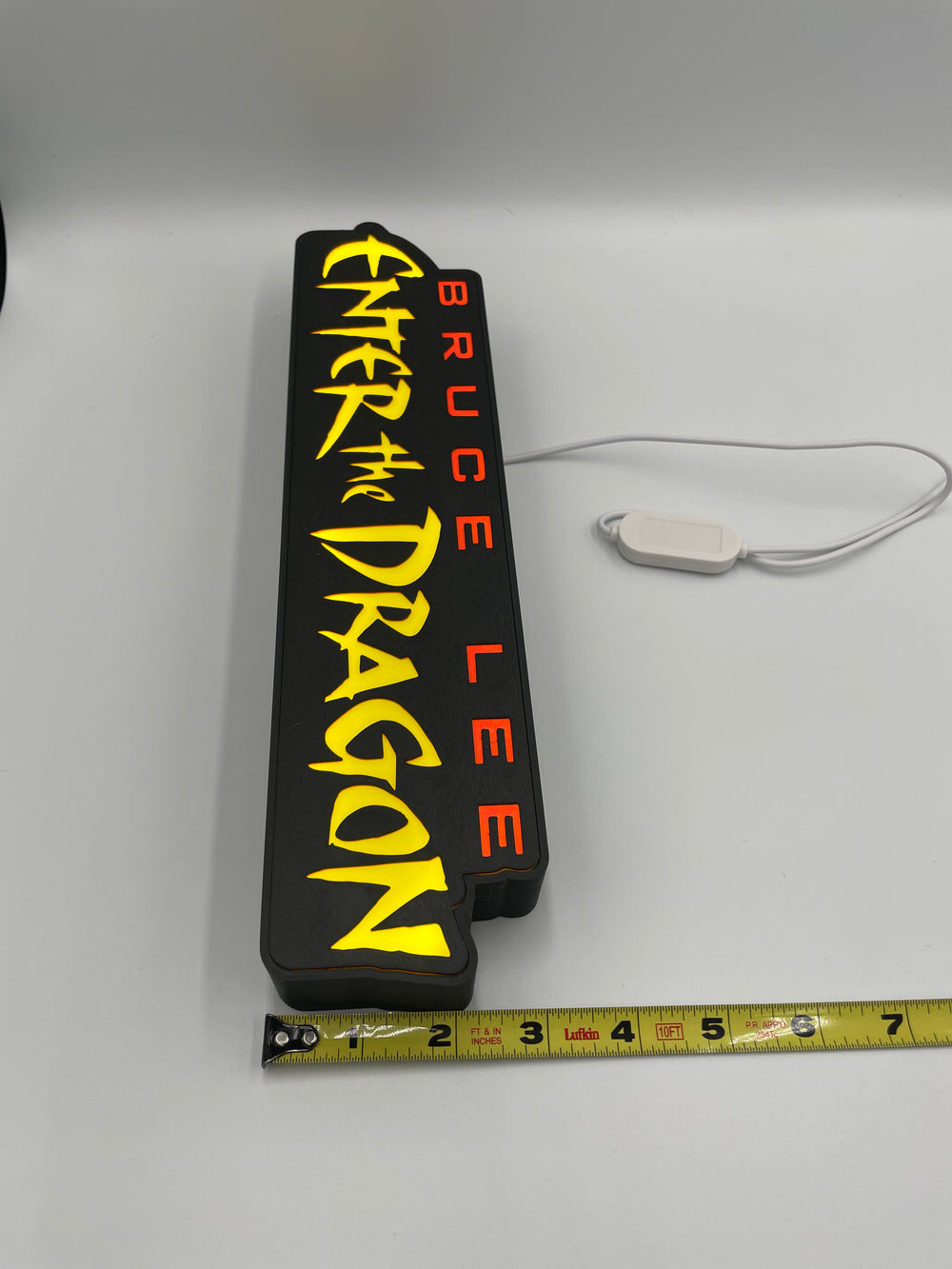 Enter the Dragon light box sign