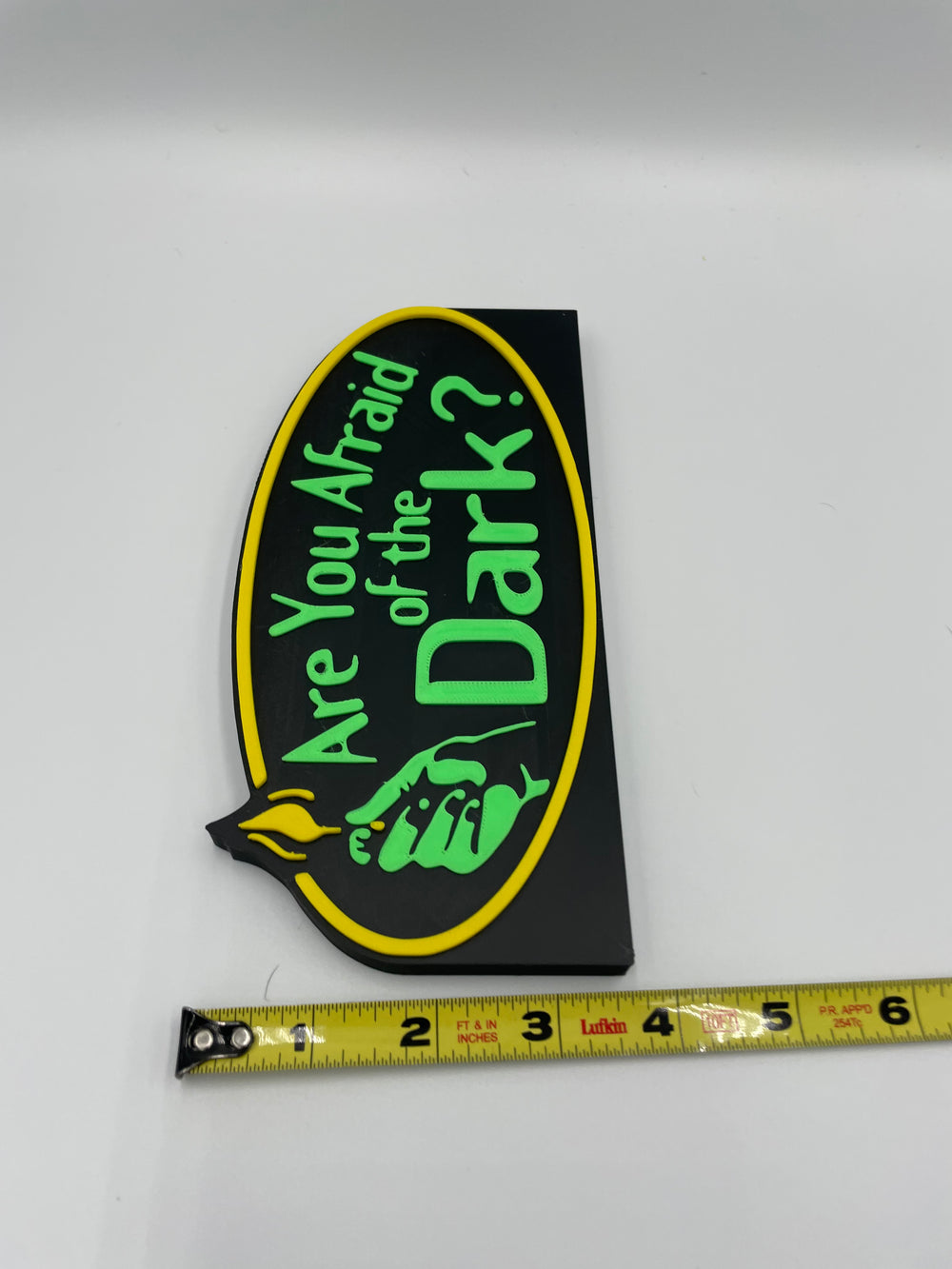 Are you afraid of the dark sign