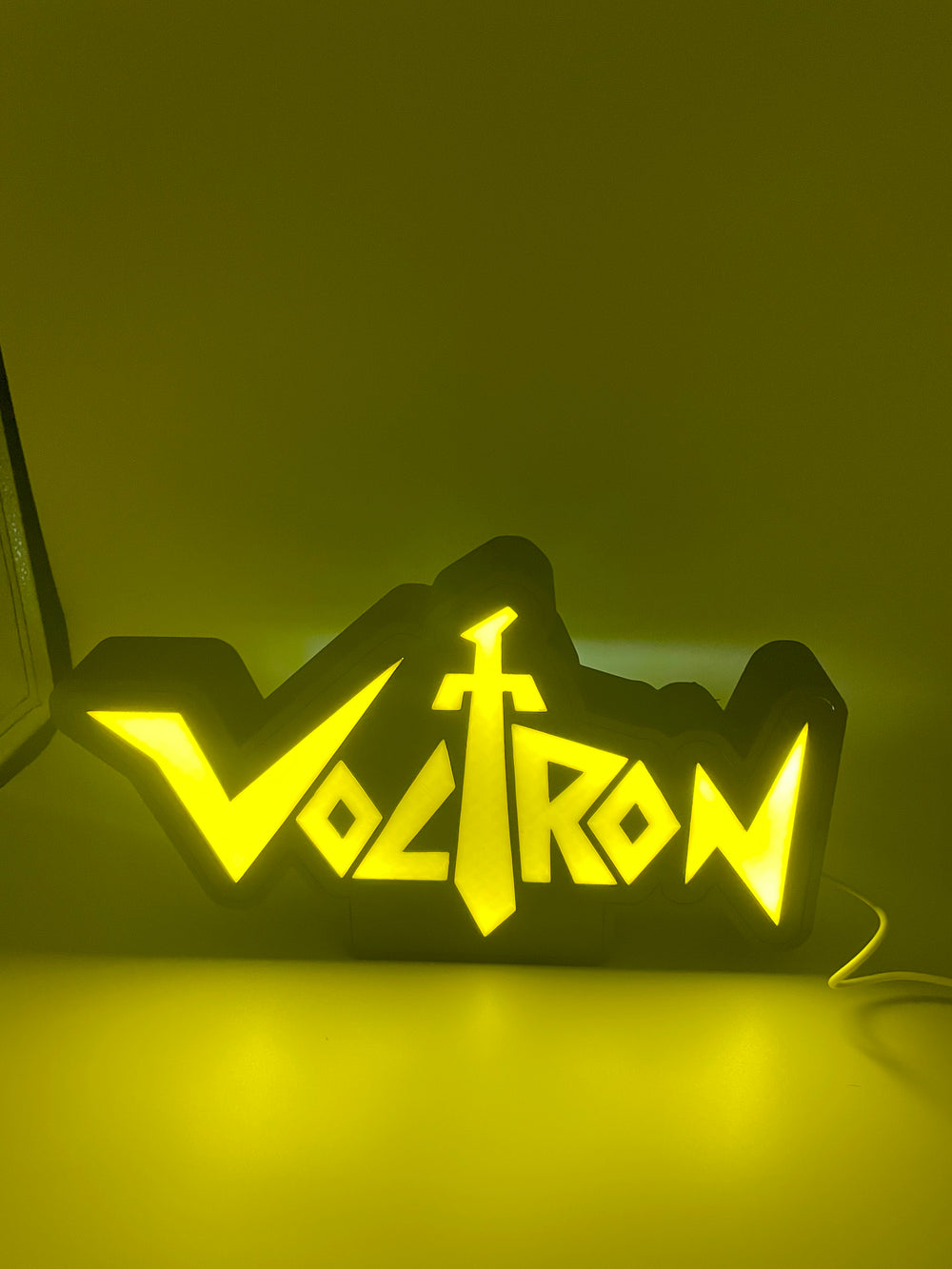 Voltron light box sign